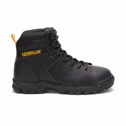 Caterpillar Wellspring Metatarsal Guard Steel Toe Work Férfi Bakancs Fekete, HU-A031